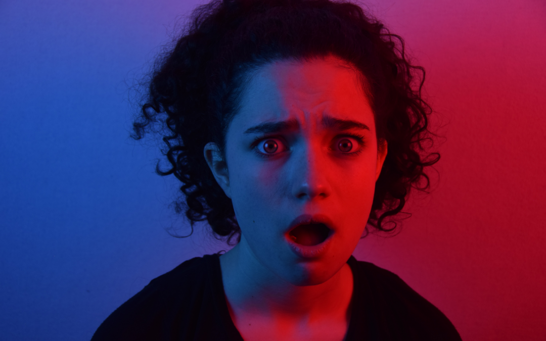 Pic of a girl in shock