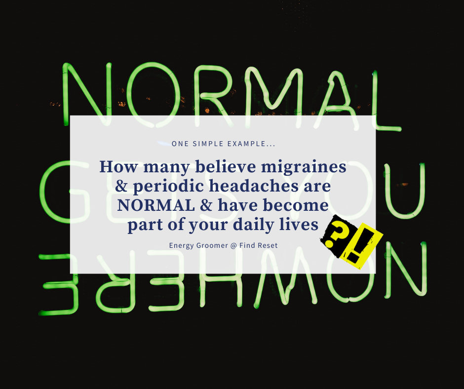 Pic that create awareness that common is NOT normal