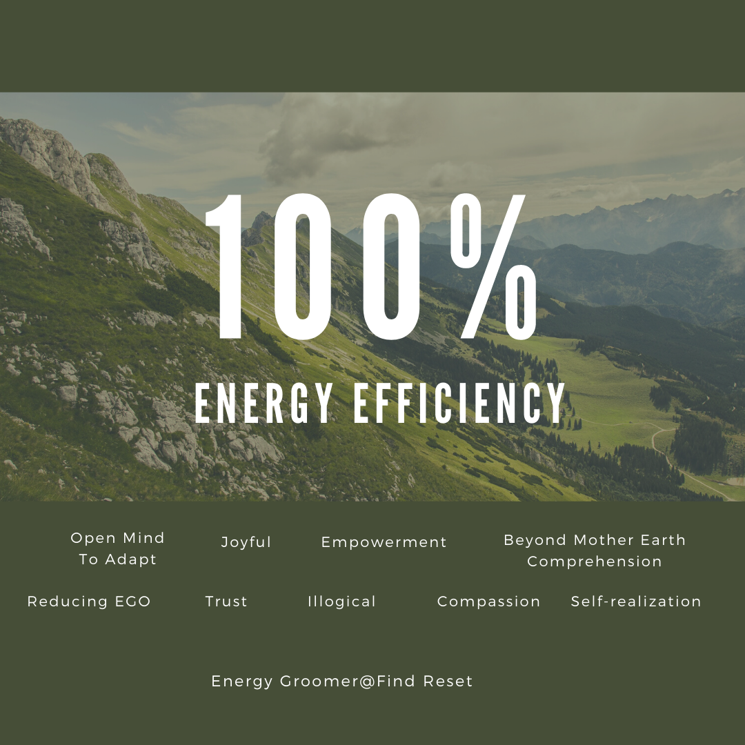 100% energy efficiency